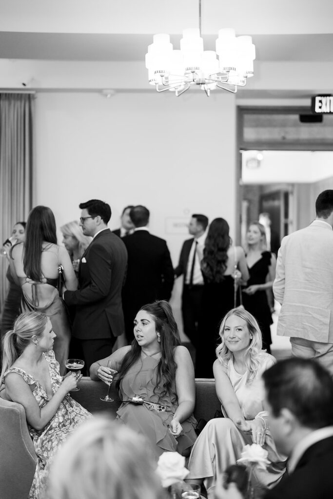 Candid cocktail hour photo