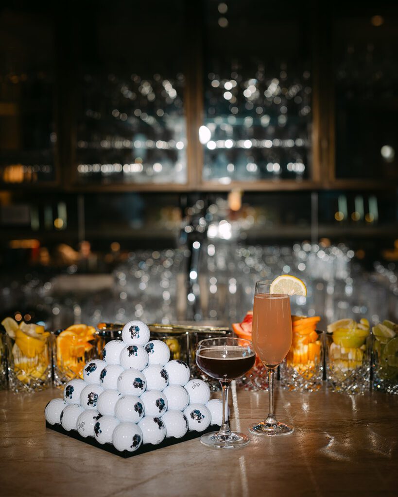 Custom golf ball wedding favors from Vice Golf