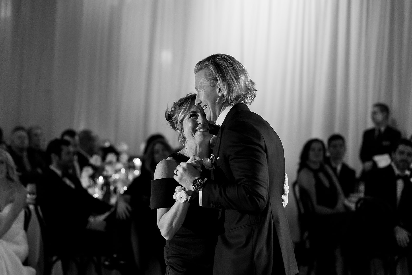 Groom dancing with his mother