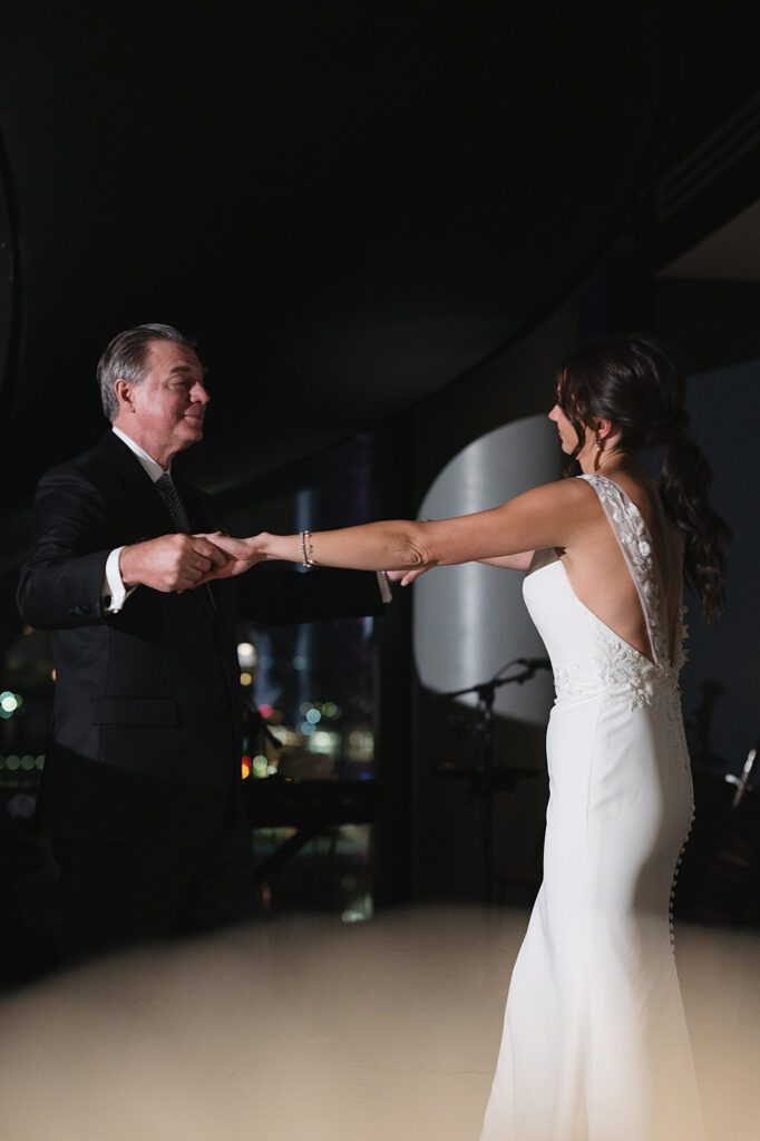 Bride sharing a dance with her father
