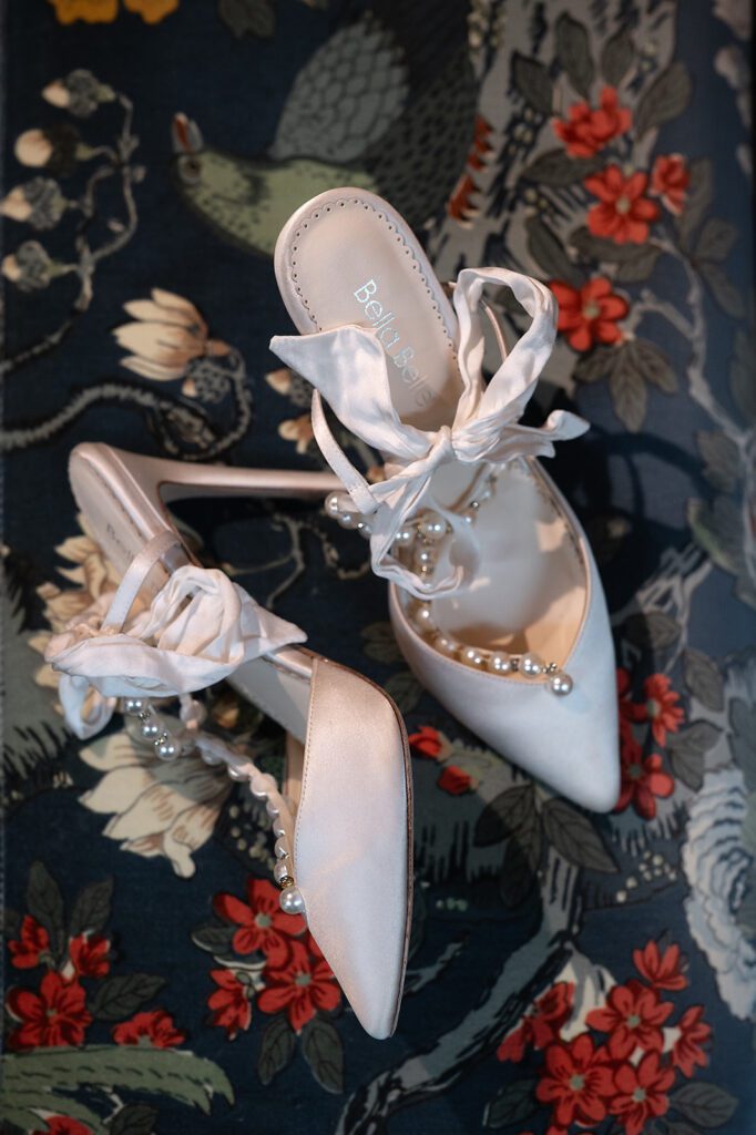 Brides wedding heels