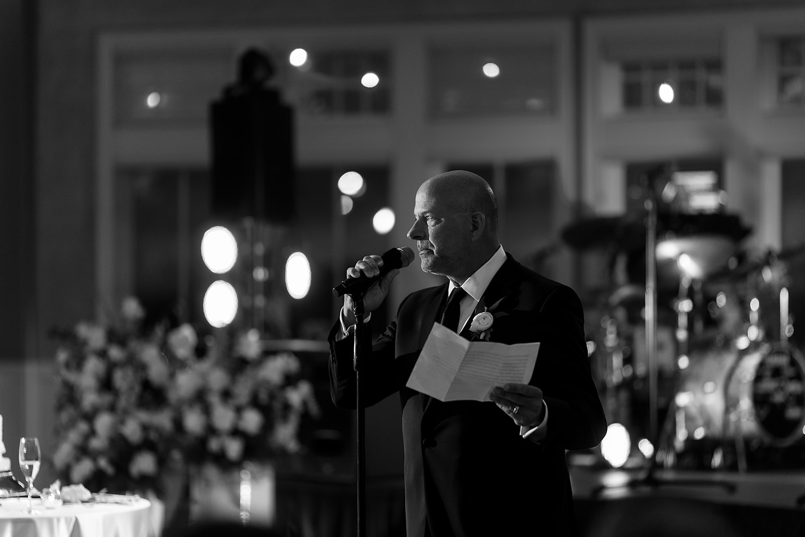 Father of the bride giving a speech