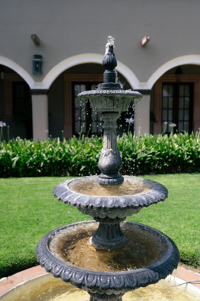 Water fountain at Hacienda San Luis Gonzaga